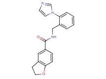 N-[2-(1H-imidazol-1-yl)benzyl]-2,3-dihydro-1-benzofuran-5-carboxamide