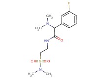 2-(dimethylamino)-N-{2-[(dimethylamino)sulfonyl]ethyl}-2-(3-fluorophenyl)acetamide