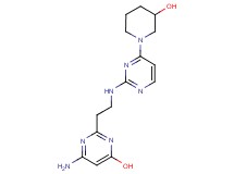 6-amino-2-(2-{[4-(3-hydroxypiperidin-1-yl)pyrimidin-2-yl]amino}ethyl)pyrimidin-4-ol