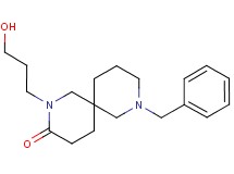 8-benzyl-2-(3-hydroxypropyl)-2,8-diazaspiro[5.5]undecan-3-one