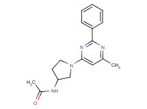 N-[1-(6-methyl-2-phenylpyrimidin-4-yl)pyrrolidin-3-yl]acetamide