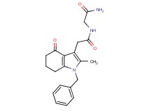 N~2~-[(1-benzyl-2-methyl-4-oxo-4,5,6,7-tetrahydro-1H-indol-3-yl)acetyl]glycinamide