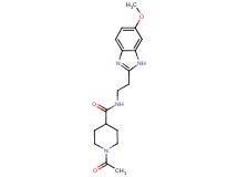 1-acetyl-N-[2-(6-methoxy-1H-benzimidazol-2-yl)ethyl]piperidine-4-carboxamide