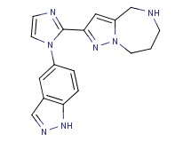 2-[1-(1H-indazol-5-yl)-1H-imidazol-2-yl]-5,6,7,8-tetrahydro-4H-pyrazolo[1,5-a][1,4]diazepine hydrochloride