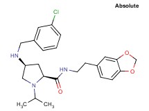 (4S)-N-[2-(1,3-benzodioxol-5-yl)ethyl]-4-[(3-chlorobenzyl)amino]-1-isopropyl-L-prolinamide