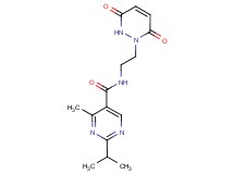 N-[2-(3,6-dioxo-3,6-dihydropyridazin-1(2H)-yl)ethyl]-2-isopropyl-4-methylpyrimidine-5-carboxamide