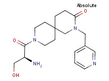 2-(3-pyridinylmethyl)-9-L-seryl-2,9-diazaspiro[5.5]undecan-3-one dihydrochloride