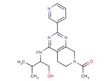 2-[(7-acetyl-2-pyridin-3-yl-5,6,7,8-tetrahydropyrido[3,4-d]pyrimidin-4-yl)amino]-3-methylbutan-1-ol