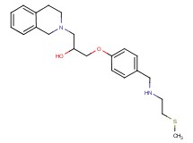 1-(3,4-dihydro-2(1H)-isoquinolinyl)-3-[4-({[2-(methylthio)ethyl]amino}methyl)phenoxy]-2-propanol