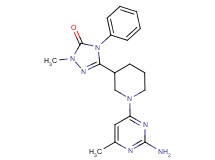 5-[1-(2-amino-6-methylpyrimidin-4-yl)piperidin-3-yl]-2-methyl-4-phenyl-2,4-dihydro-3H-1,2,4-triazol-3-one