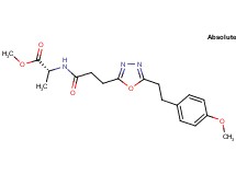 methyl N-(3-{5-[2-(4-methoxyphenyl)ethyl]-1,3,4-oxadiazol-2-yl}propanoyl)-D-alaninate