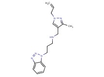 N-[(1-allyl-3-methyl-1H-pyrazol-4-yl)methyl]-3-(1H-1,2,3-benzotriazol-1-yl)propan-1-amine