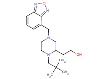 2-[4-(2,1,3-benzoxadiazol-4-ylmethyl)-1-(2,2-dimethylpropyl)-2-piperazinyl]ethanol