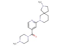 2-methyl-7-{4-[(4-methylpiperazin-1-yl)carbonyl]pyridin-2-yl}-2,7-diazaspiro[4.5]decane