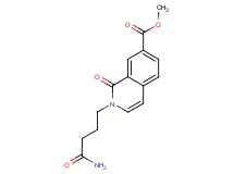 methyl 2-(4-amino-4-oxobutyl)-1-oxo-1,2-dihydroisoquinoline-7-carboxylate