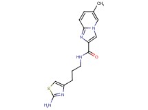 N-[3-(2-amino-1,3-thiazol-4-yl)propyl]-6-methylimidazo[1,2-a]pyridine-2-carboxamide