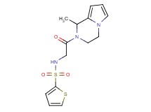 N-[2-(1-methyl-3,4-dihydropyrrolo[1,2-a]pyrazin-2(1H)-yl)-2-oxoethyl]thiophene-2-sulfonamide
