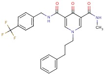 N-methyl-4-oxo-1-(3-phenylpropyl)-N'-[4-(trifluoromethyl)benzyl]-1,4-dihydro-3,5-pyridinedicarboxamide