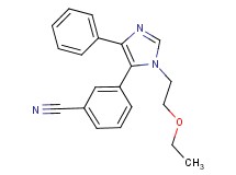 3-[1-(2-ethoxyethyl)-4-phenyl-1H-imidazol-5-yl]benzonitrile