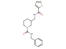 N-benzyl-3-{[(2-thienylcarbonyl)amino]methyl}-1-piperidinecarboxamide