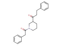 3-phenyl-1-[1-(phenylacetyl)-3-piperidinyl]-1-propanone