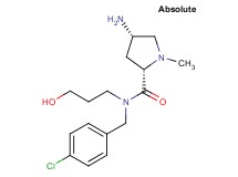 (2S,4S)-4-amino-N-(4-chlorobenzyl)-N-(3-hydroxypropyl)-1-methylpyrrolidine-2-carboxamide