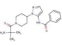N-{1-[1-(2-methylalanyl)-4-piperidinyl]-1H-pyrazol-5-yl}benzamide hydrochloride