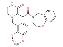 3-[2-(2,3-dihydro-1,4-benzoxazepin-4(5H)-yl)-2-oxoethyl]-4-(2,3-dimethoxybenzyl)-2-piperazinone