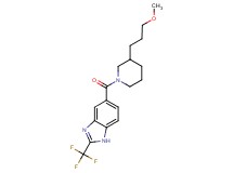 5-{[3-(3-methoxypropyl)-1-piperidinyl]carbonyl}-2-(trifluoromethyl)-1H-benzimidazole