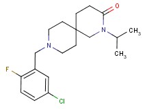 9-(5-chloro-2-fluorobenzyl)-2-isopropyl-2,9-diazaspiro[5.5]undecan-3-one