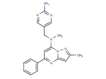 N-[(2-aminopyrimidin-5-yl)methyl]-N,2-dimethyl-5-phenylpyrazolo[1,5-a]pyrimidin-7-amine