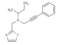 N-(sec-butyl)-3-phenyl-N-(1,3-thiazol-2-ylmethyl)prop-2-yn-1-amine