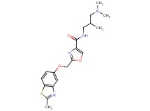 N-[3-(dimethylamino)-2-methylpropyl]-2-{[(2-methyl-1,3-benzothiazol-5-yl)oxy]methyl}-1,3-oxazole-4-carboxamide