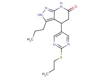 3-propyl-4-[2-(propylthio)pyrimidin-5-yl]-2,4,5,7-tetrahydro-6H-pyrazolo[3,4-b]pyridin-6-one