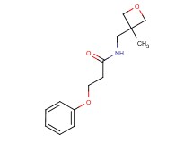 N-[(3-methyloxetan-3-yl)methyl]-3-phenoxypropanamide
