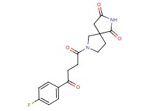 7-[4-(4-fluorophenyl)-4-oxobutanoyl]-2,7-diazaspiro[4.4]nonane-1,3-dione