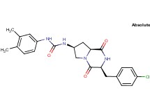 N-[(3S,7S,8aS)-3-(4-chlorobenzyl)-1,4-dioxooctahydropyrrolo[1,2-a]pyrazin-7-yl]-N'-(3,4-dimethylphenyl)urea