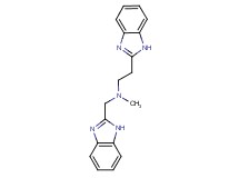 2-(1H-benzimidazol-2-yl)-N-(1H-benzimidazol-2-ylmethyl)-N-methylethanamine