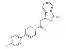 3-{2-[4-(4-fluorophenyl)-3,6-dihydropyridin-1(2H)-yl]-2-oxoethyl}isoindolin-1-one