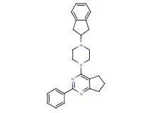 4-[4-(2,3-dihydro-1H-inden-2-yl)-1-piperazinyl]-2-phenyl-6,7-dihydro-5H-cyclopenta[d]pyrimidine