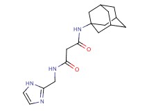 N-1-adamantyl-N'-(1H-imidazol-2-ylmethyl)malonamide