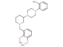 1-[1-(2,3-dimethoxybenzyl)-3-piperidinyl]-4-(2-methylphenyl)piperazine
