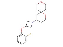 1-(1,9-dioxaspiro[5.5]undec-4-yl)-3-(2-fluorophenoxy)azetidine