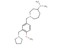 1-[4-methoxy-3-(pyrrolidin-1-ylmethyl)benzyl]-N,N-dimethylazepan-4-amine