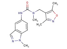 N-[(3,5-dimethylisoxazol-4-yl)methyl]-N-methyl-N'-(1-methyl-1H-indazol-5-yl)urea