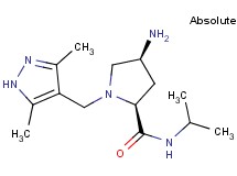 (2S,4S)-4-amino-1-[(3,5-dimethyl-1H-pyrazol-4-yl)methyl]-N-isopropylpyrrolidine-2-carboxamide