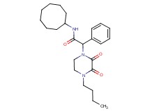 2-(4-butyl-2,3-dioxopiperazin-1-yl)-N-cyclooctyl-2-phenylacetamide