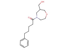 [4-(5-phenylpentanoyl)-1,4-oxazepan-6-yl]methanol