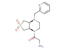 {2-[rel-(4aS,7aR)-6,6-dioxido-4-(2-pyridinylmethyl)hexahydrothieno[3,4-b]pyrazin-1(2H)-yl]-2-oxoethyl}amine dihydrochloride