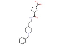 (1R*,3S*)-3-({[2-(1-benzylpiperidin-4-yl)ethyl]amino}carbonyl)cyclopentanecarboxylic acid